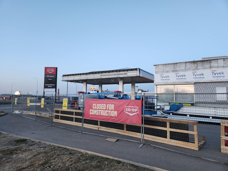 Rebuild almost complete at local service station portals